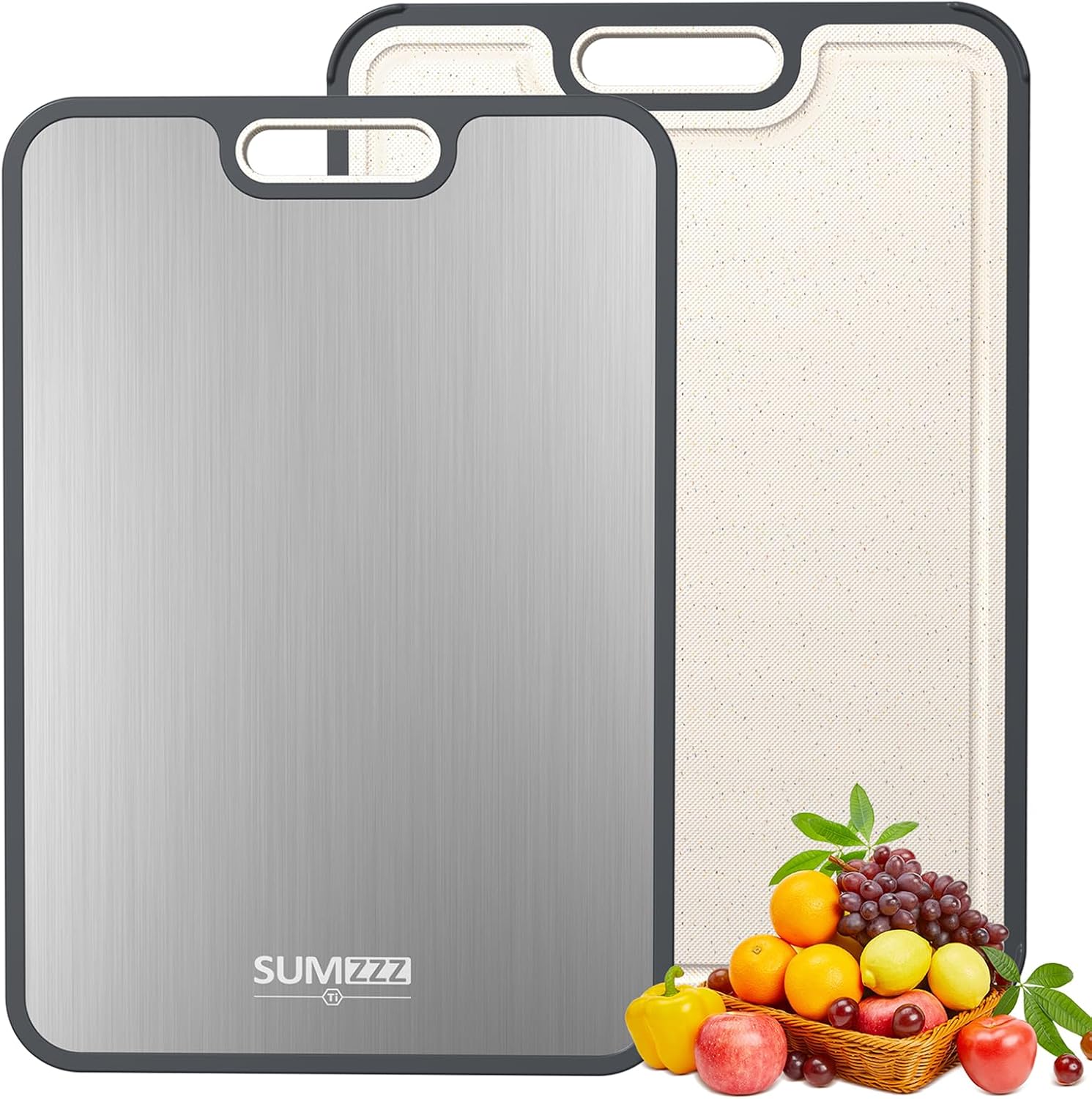 Detalle de Pure Titanium Cutting Board 15" x 10.3" 🍽