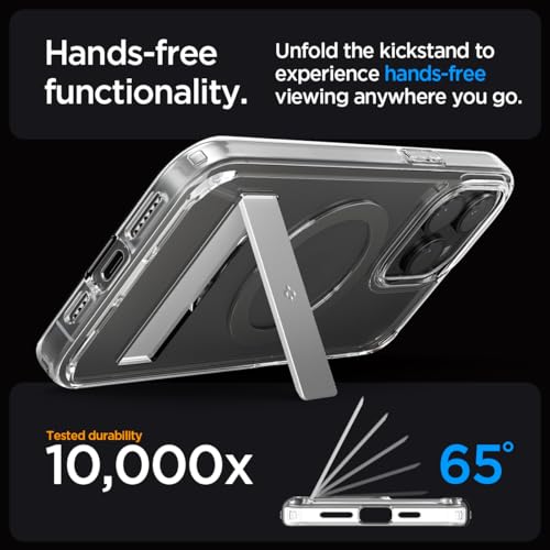 Detalle de Spigen coque magnétique iPhone 15 Pro Max avec béquille