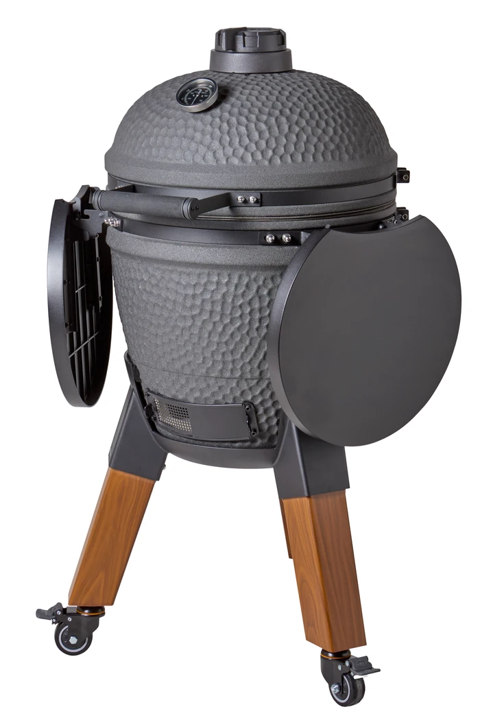 Thumbnail 3 de Moddern Charcoal Grey Special Wood-Look – Kamado-Grill mit vielseitigem Einsatz