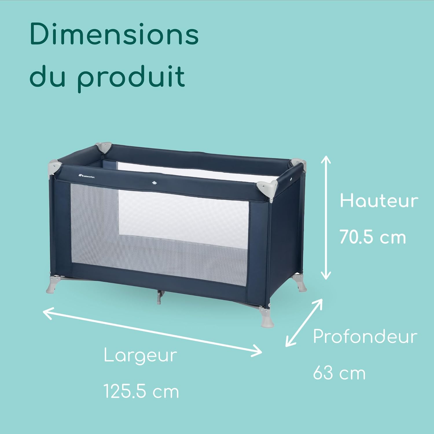 Thumbnail 5 de Bebeconfort Soft Dreams Lit parapluie 60 x 120 cm ⛺