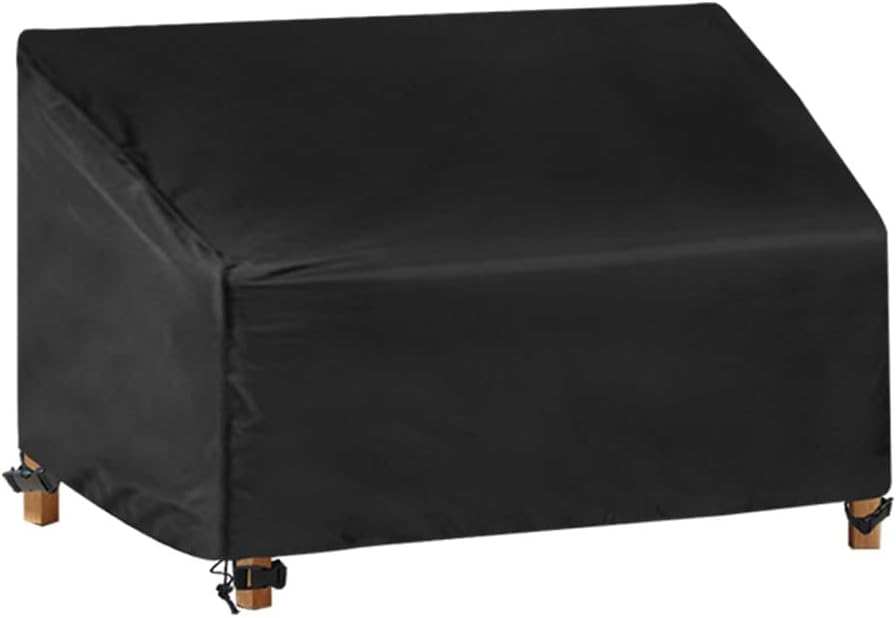 Detalle de AWNIC G160-2D beschermhoes voor tuinbank, waterdicht 210D polyester, 3-zits