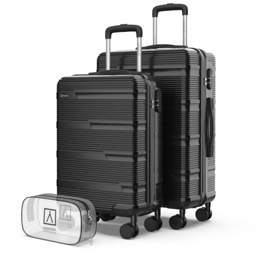 Detalle de NUMADA - Juego de Maletas de Viaje (2 piezas) con neceser regalo | ABS Eco-friendly