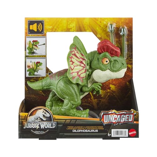 Thumbnail 5 de Mattel Jurassic World Uncaged Dilophosaurus con sonidos y proyectiles +4 años