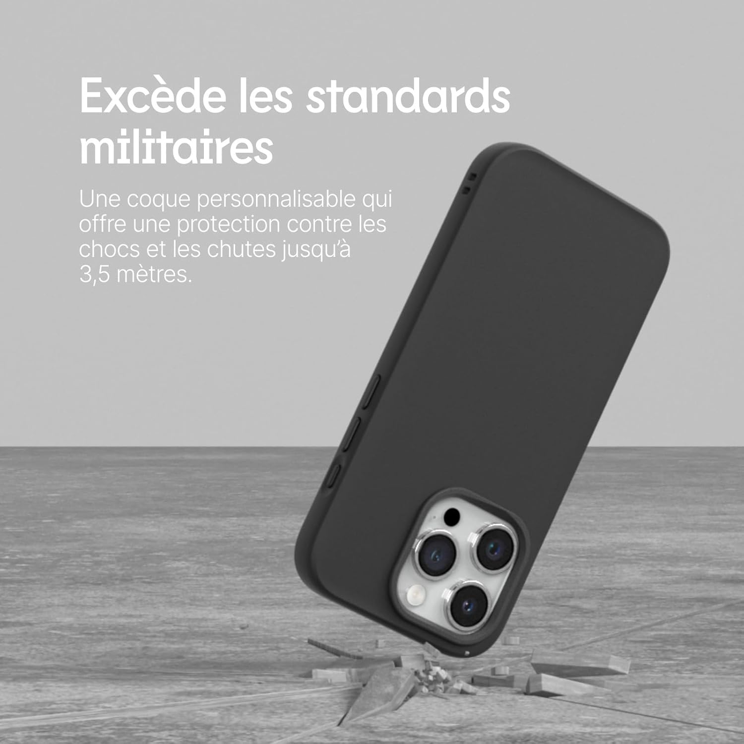 Thumbnail 1 de RhinoShield SolidSuit compatible iPhone 12 Pro Max – coque fine mate anti-chocs avec MagSafe (Perruche Verte)