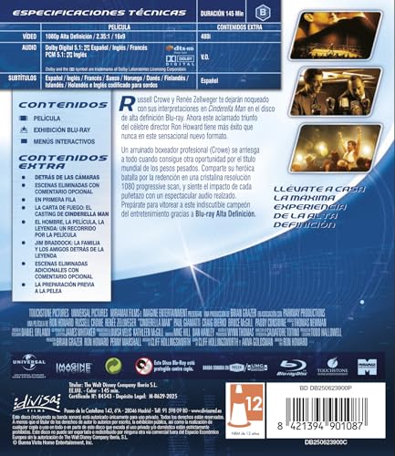 Detalle 2 de Cinderella Man Blu‑ray