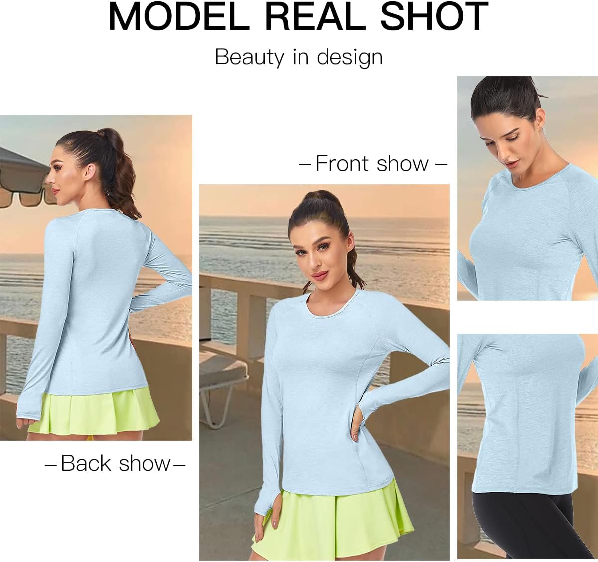 Thumbnail 2 de VUTRU Langarmshirt Damen UPF 50+