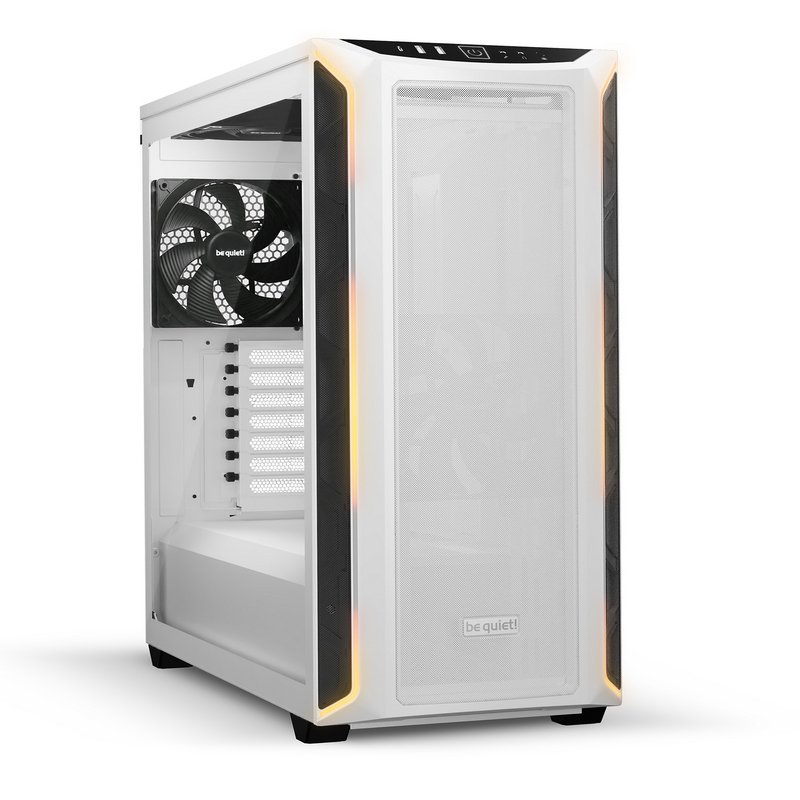 Detalle de be-quiet! Shadow Base 800 DX White ARGB USB 3.2 cristal templado (Midi Tower)
