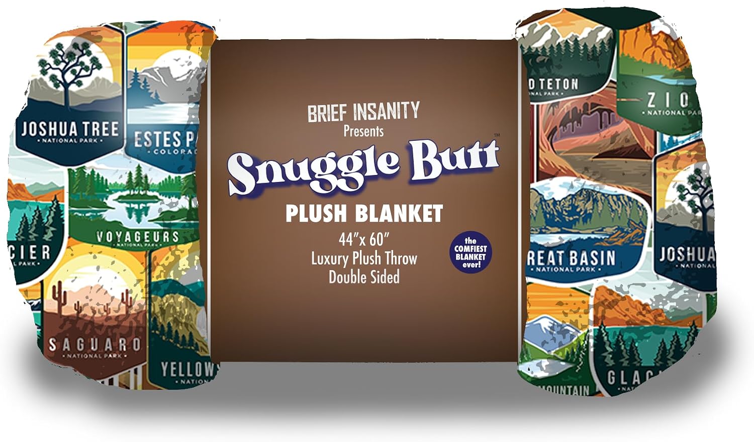 Detalle 2 de BRIEF INSANITY Throw Blanket, 44 x 60 Inches