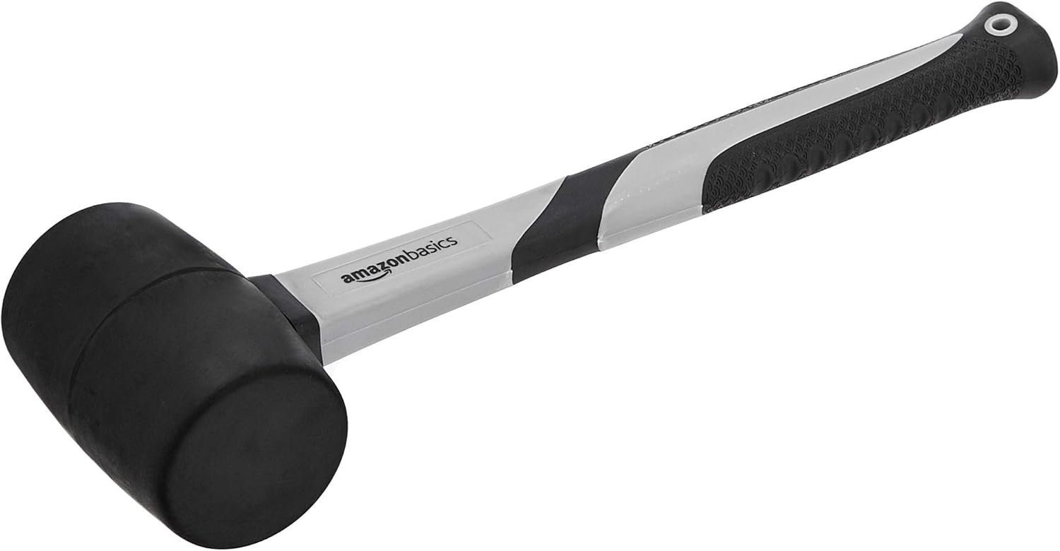 Detalle 2 de Amazon Basics Club Hammer with Fibreglass Handle, 450g
