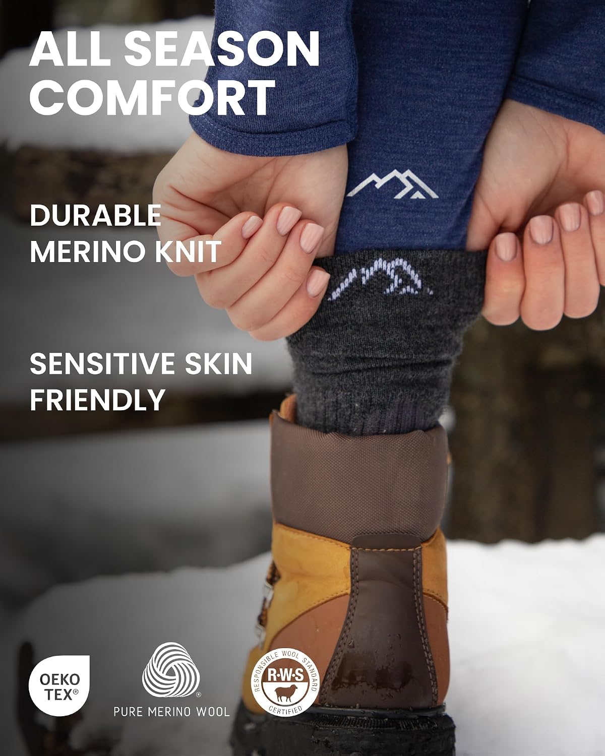 Thumbnail 4 de Merino Wool Hiking Socks