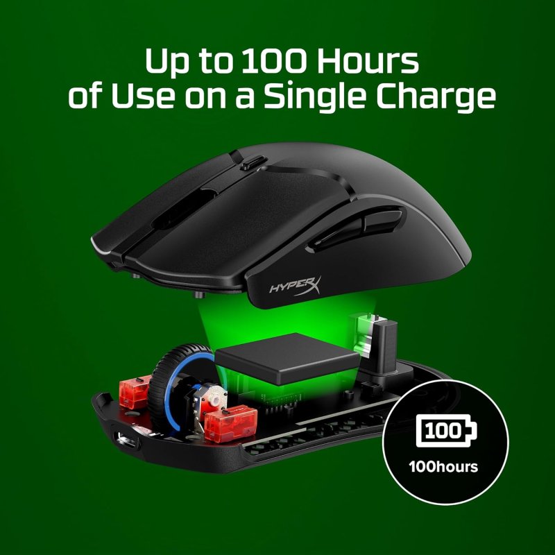 Detalle 2 de HyperX Pulsefire Haste 2 Mini 26.000 DPI — Ratón gaming 🖱