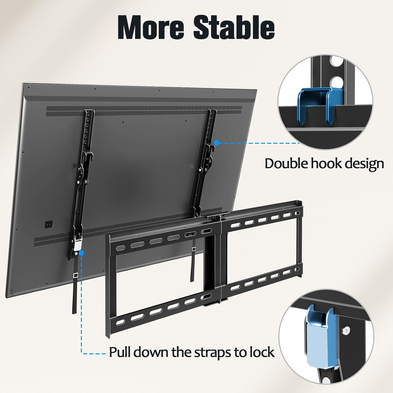 Thumbnail 5 de Mounting Dream MD2268-LK Tilting TV Wall Mount, Low Profile, 8° Tilt