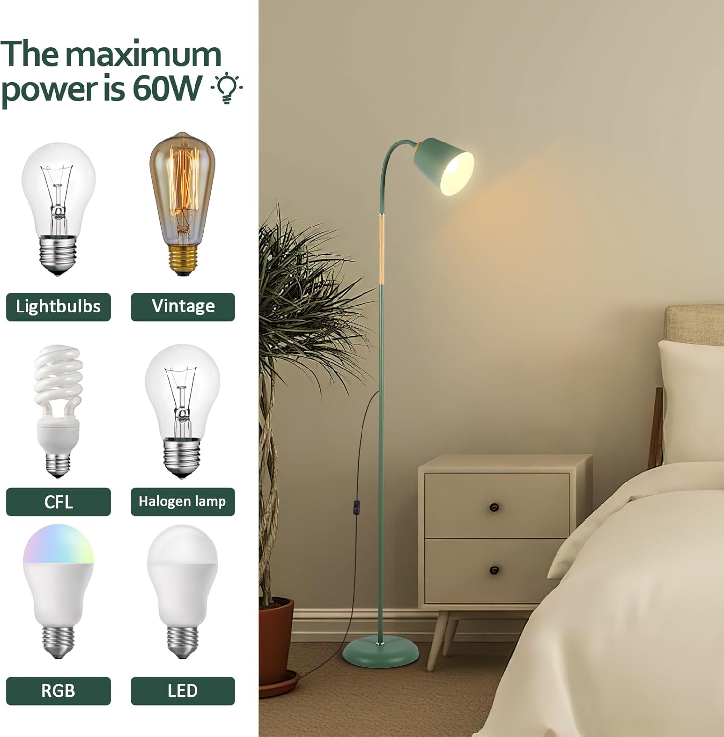Thumbnail 4 de ANTENLICHT VILI lampada a stelo 159 cm
