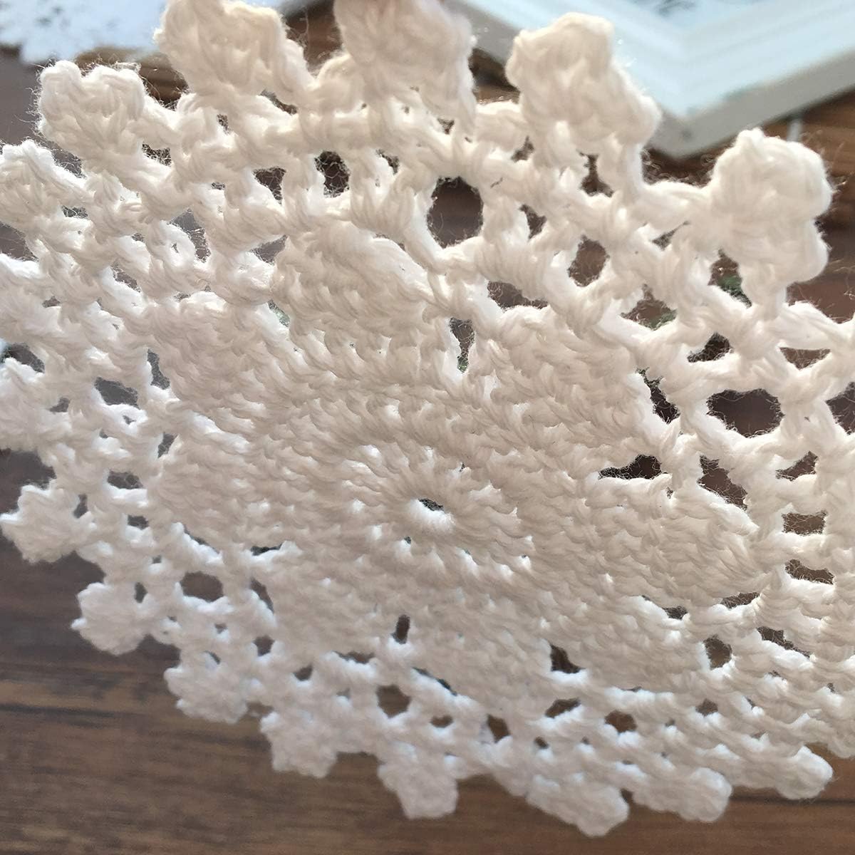 Thumbnail 3 de Gracebuy 4 inch crochet placemats, pack of 4