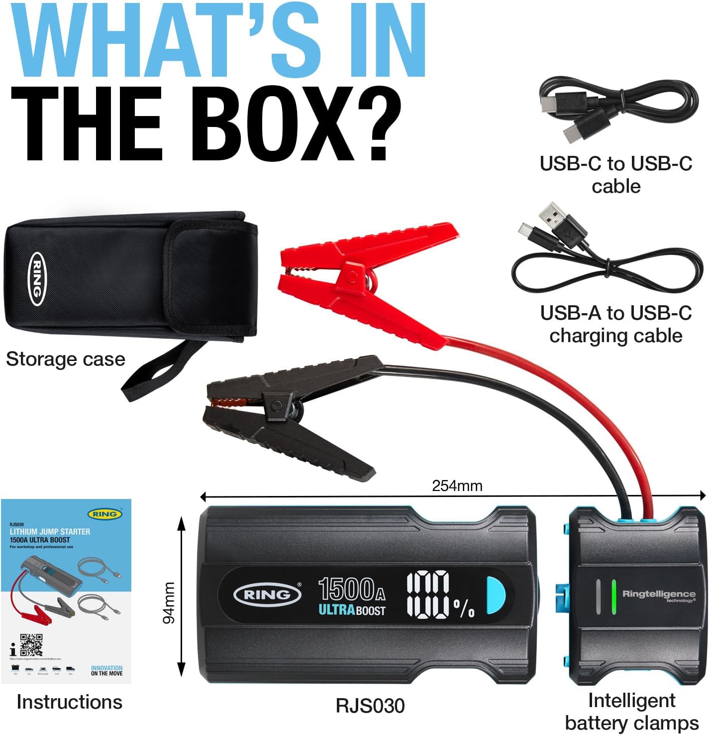 Thumbnail 6 de RING ULTRABOOST 1500A jump starter for cars