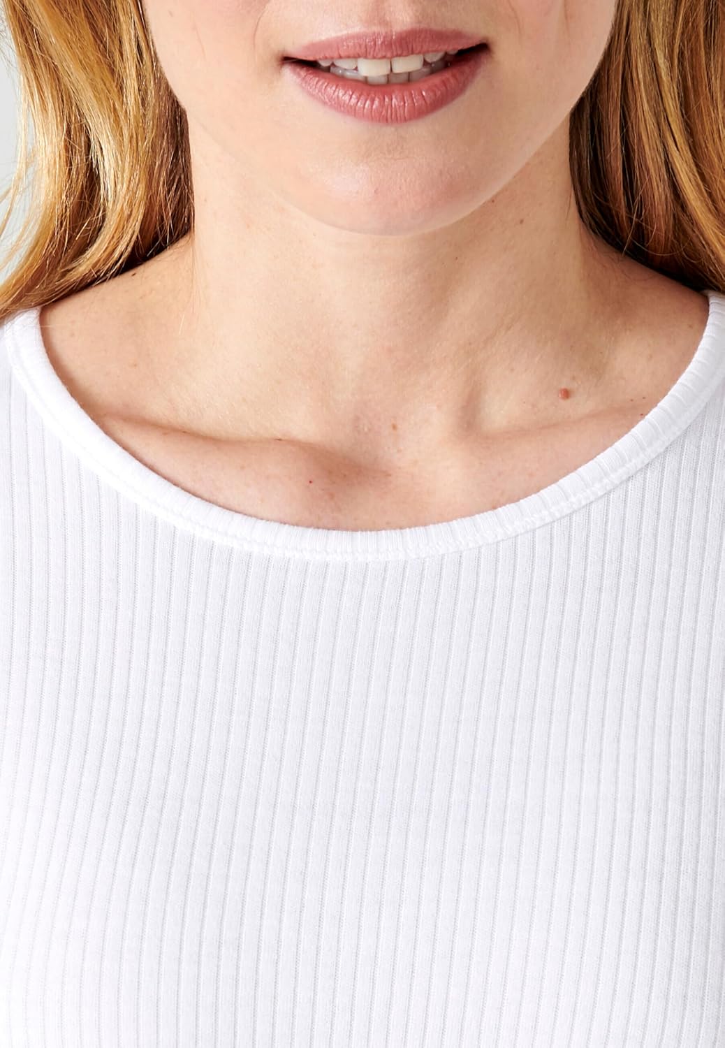Thumbnail 4 de Damart T-Shirt Thermolactyl Col Rond – Côtes Molletonnées Haut Thermique Femme (Lot de 1)