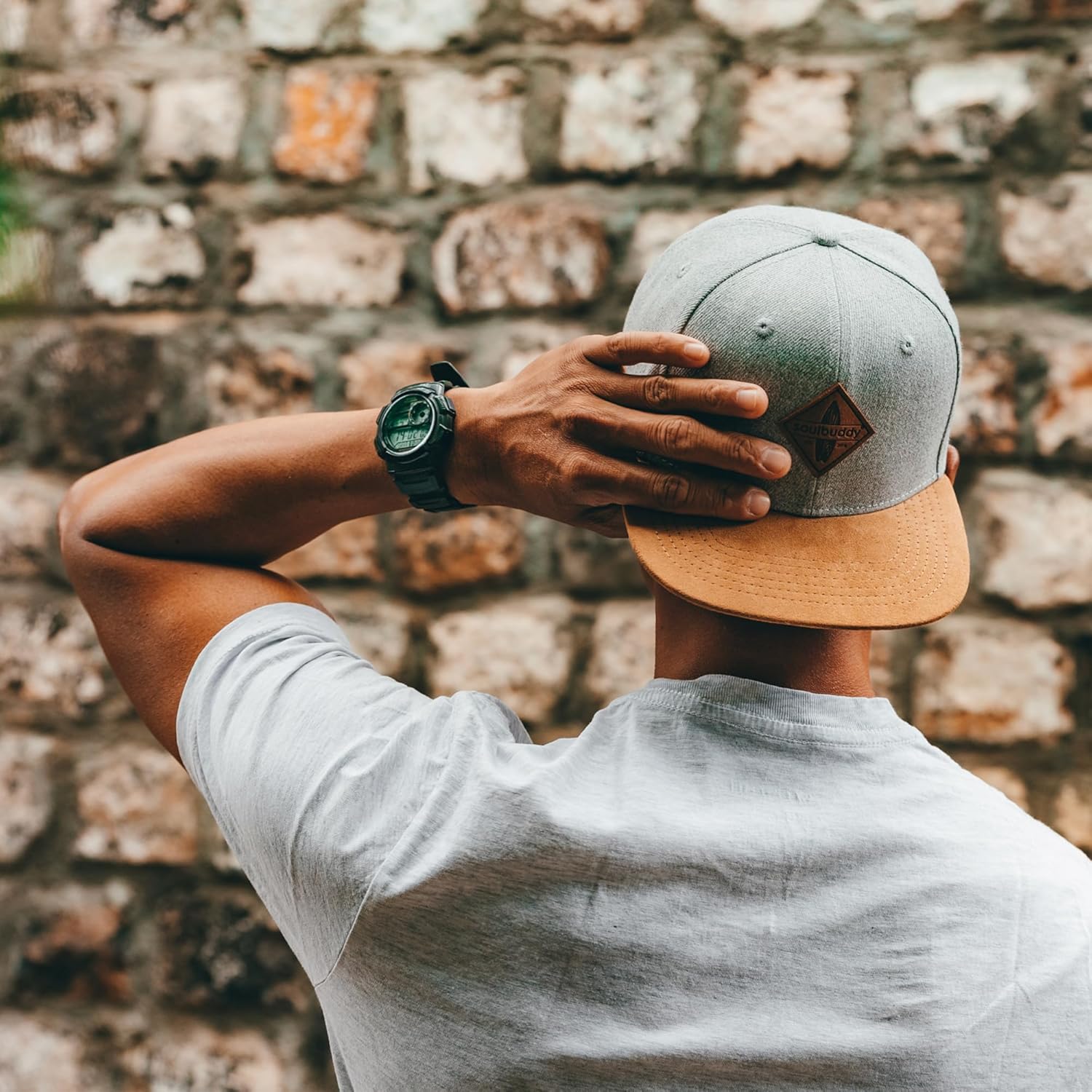 Thumbnail 1 de Soulbuddy Snapback Cap Unisex mit verstellbarem Snapback-Verschluss – One Size