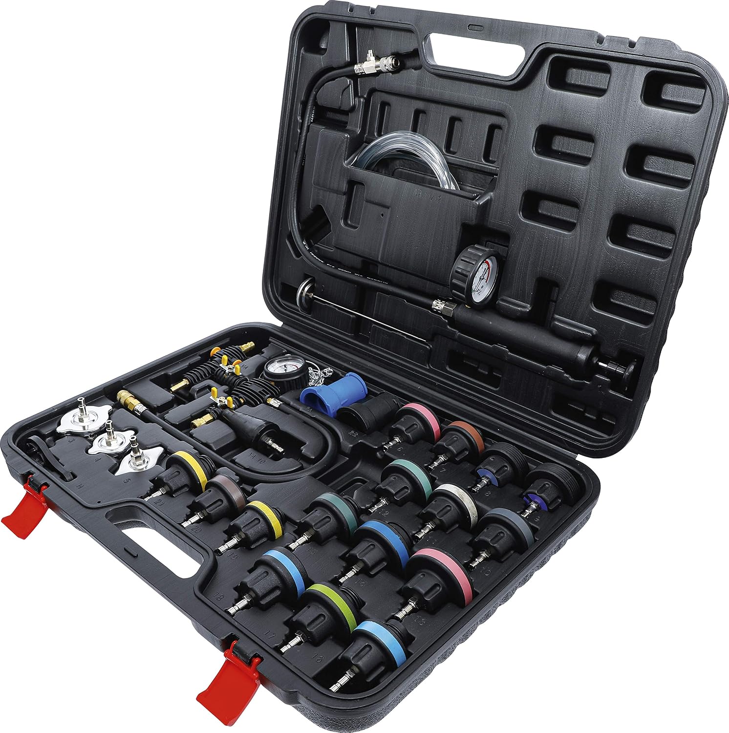 Detalle de BGS Do it yourself 98098 Radiator Pressure and Cooling System Tester, 27-Piece