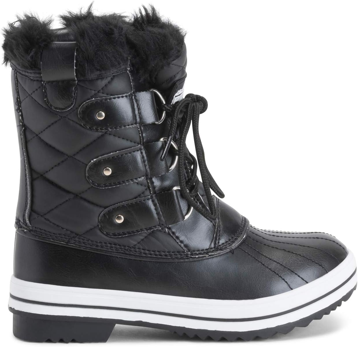 Detalle 2 de Polar Bottes hiver matelassées canard, fourrure
