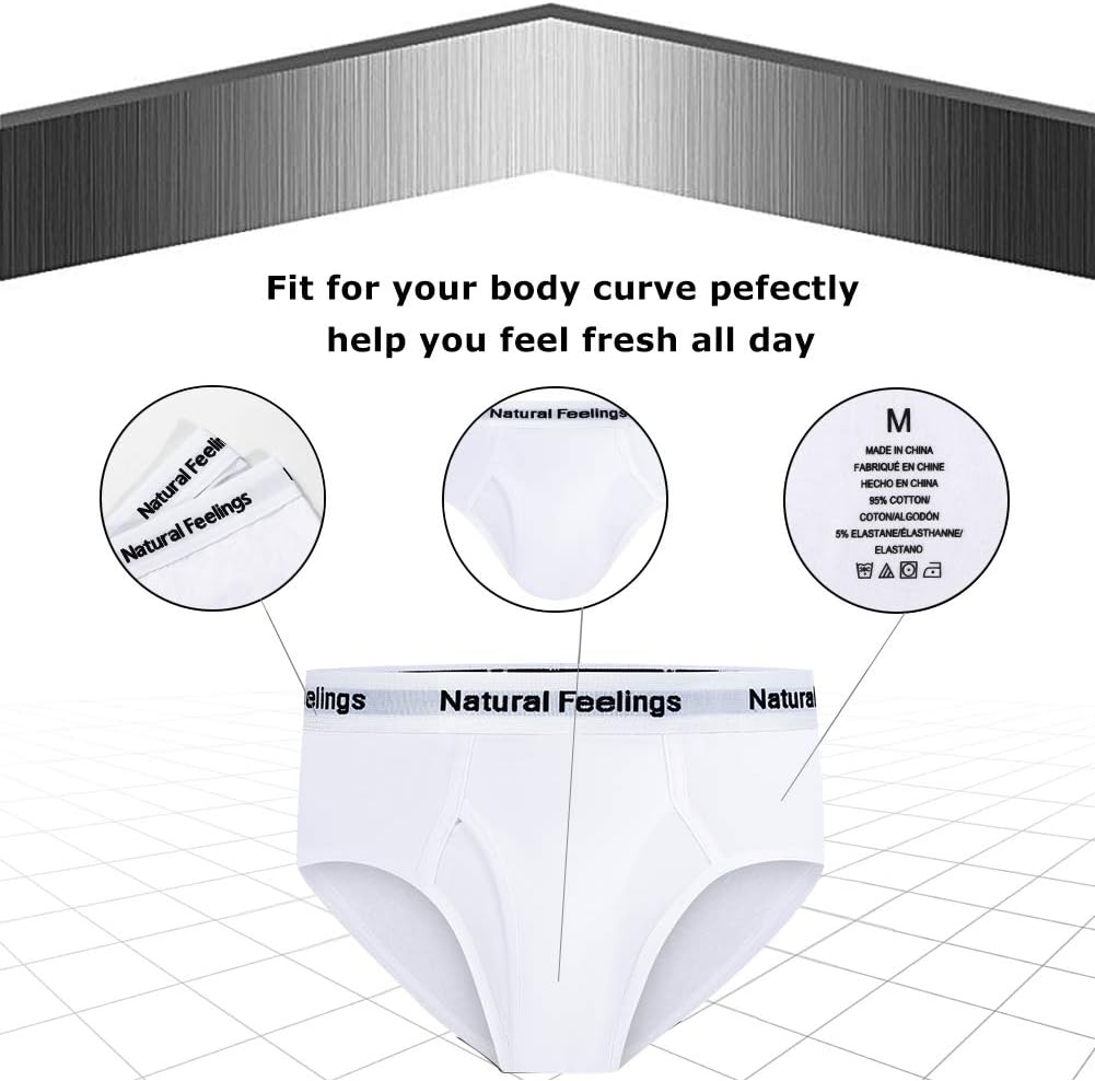 Thumbnail 2 de Natural Feelings Men's Briefs Multipack S-XXL