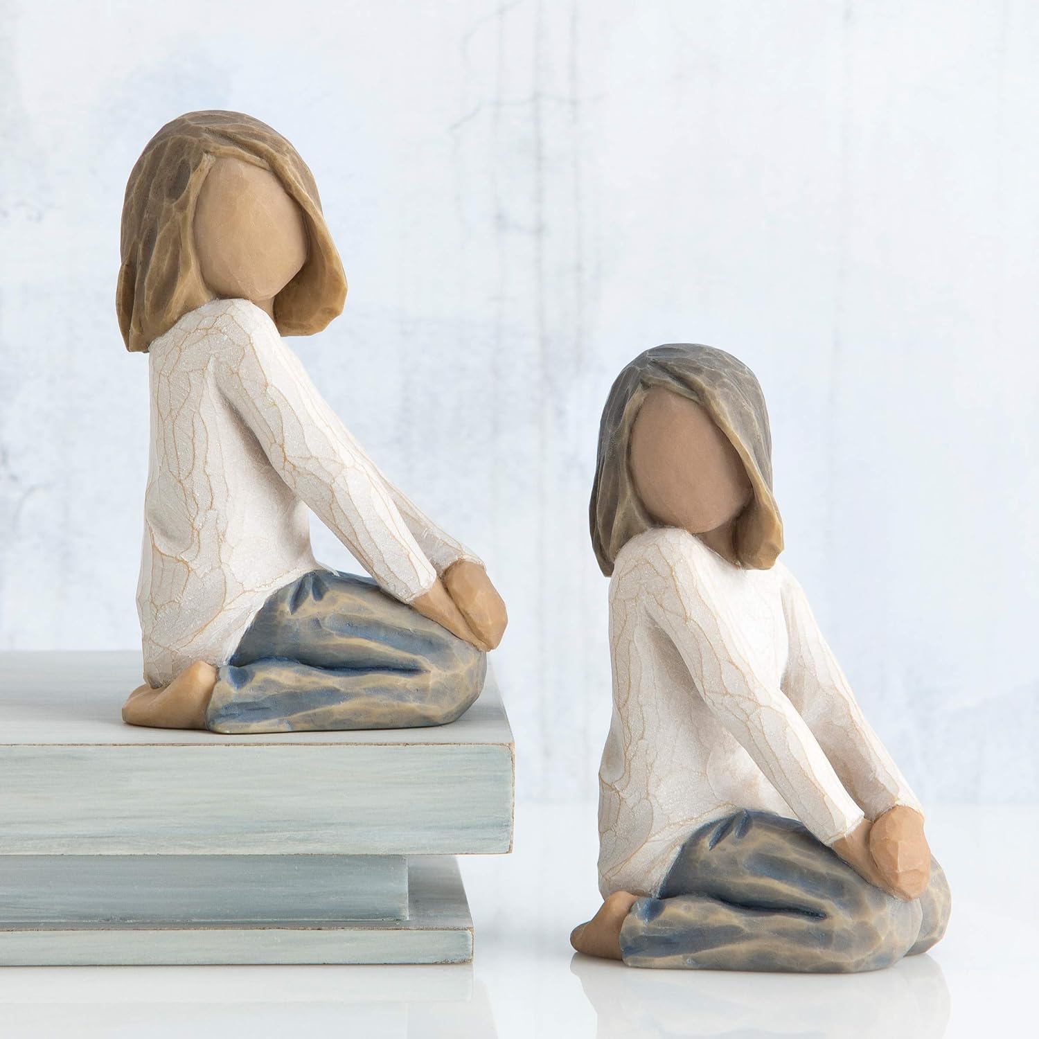 Thumbnail 4 de Willow Tree Figurina Bambino Felice – Resina di Susan Lordi, 7,5 cm