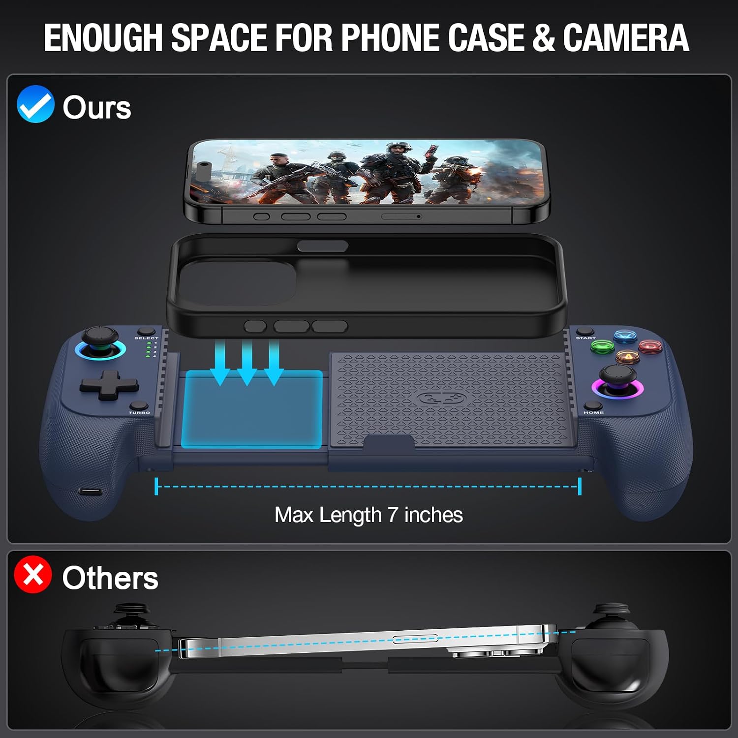 Thumbnail 5 de Fanxieast Wireless Mobile Gaming Controller for iPhone