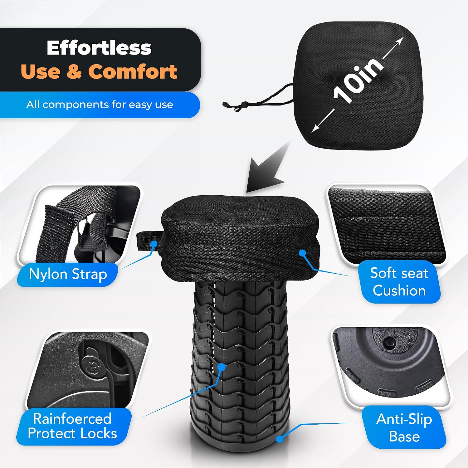 Thumbnail 6 de SCOPIFY Telescopic Portable Stool 200KG