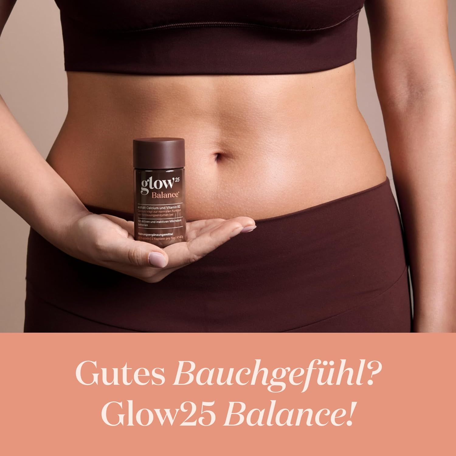 Thumbnail 2 de Glow25® Balance – 30 Portionen pflanzliche Tribiotika-Formel mit Milchsäurebakterien, Kiwifruchtpulver, Inulin, Calcium & Vitamin B2