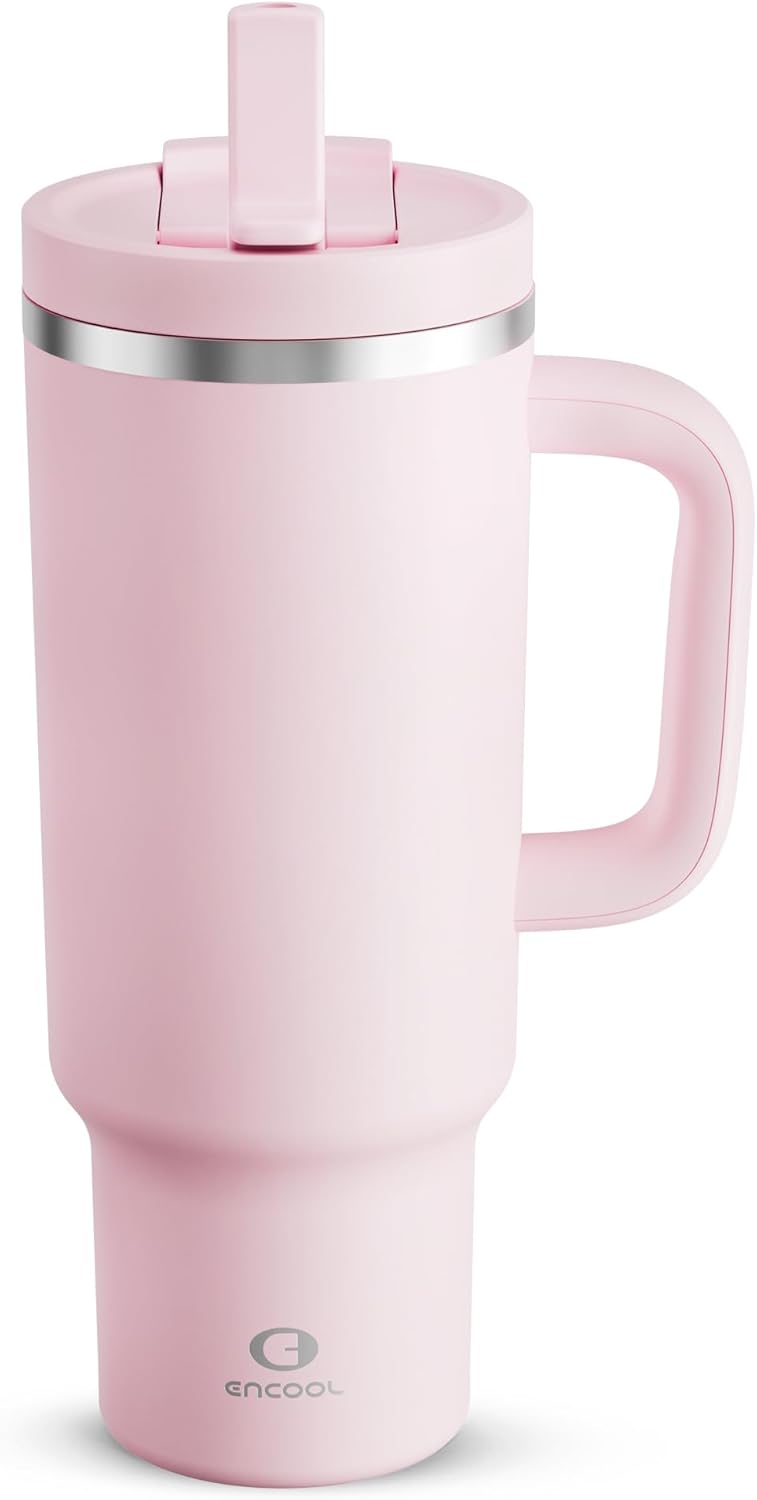 Detalle de 40 oz Insulated Tumbler with Handle 🥤