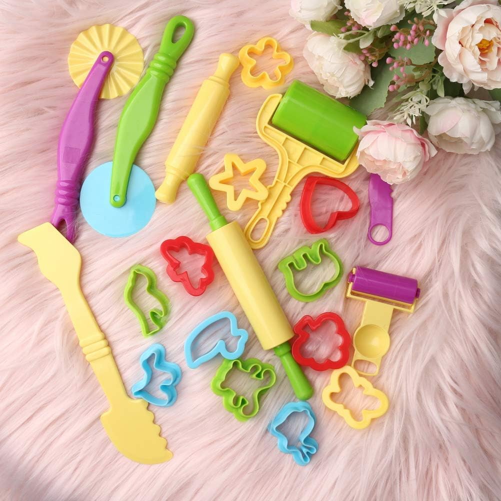 Detalle 2 de nuoshen Clay Dough Tool Kit 20-piece set 🍪