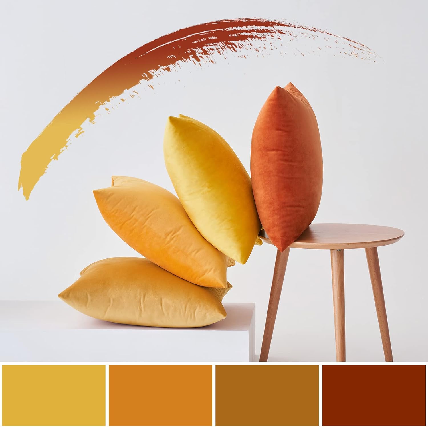 Detalle 1 de MIULEE velvet cushion covers 45cm set of 4