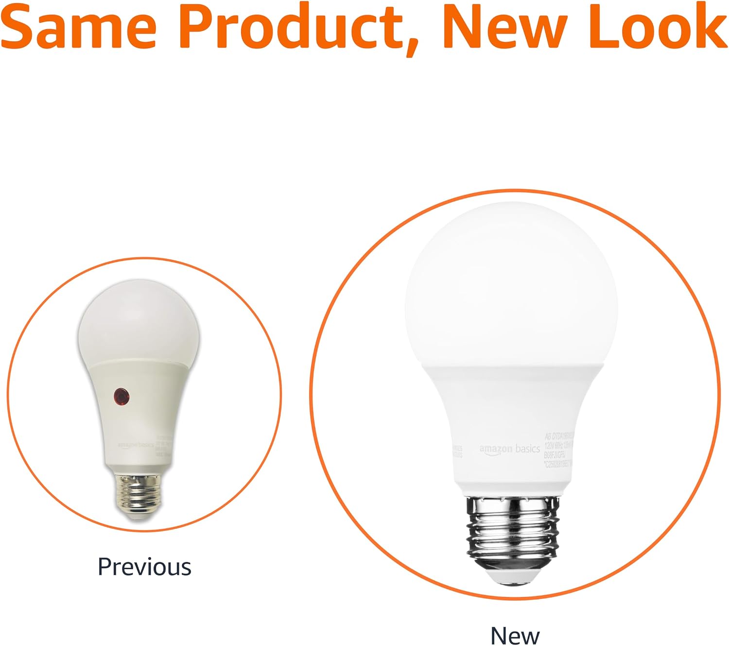 Detalle de Amazon Basics A19 LED Bulb 9W 5000K (6-pack)