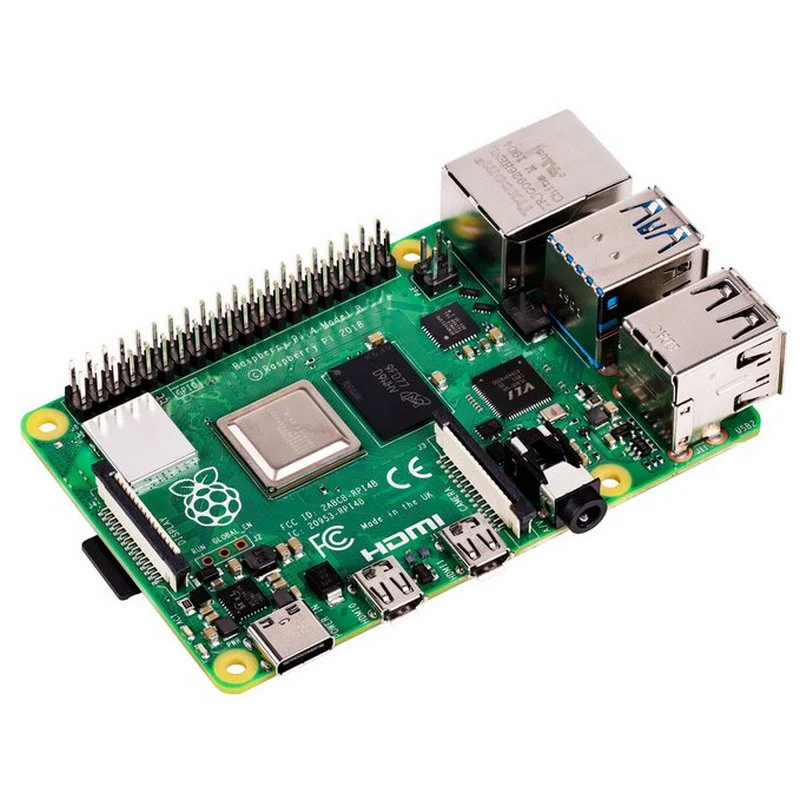 Detalle 2 de Raspberry Pi 4 Modelo B 2GB: una miniatura con gran potencial para proyectos de escritorio y multimedia