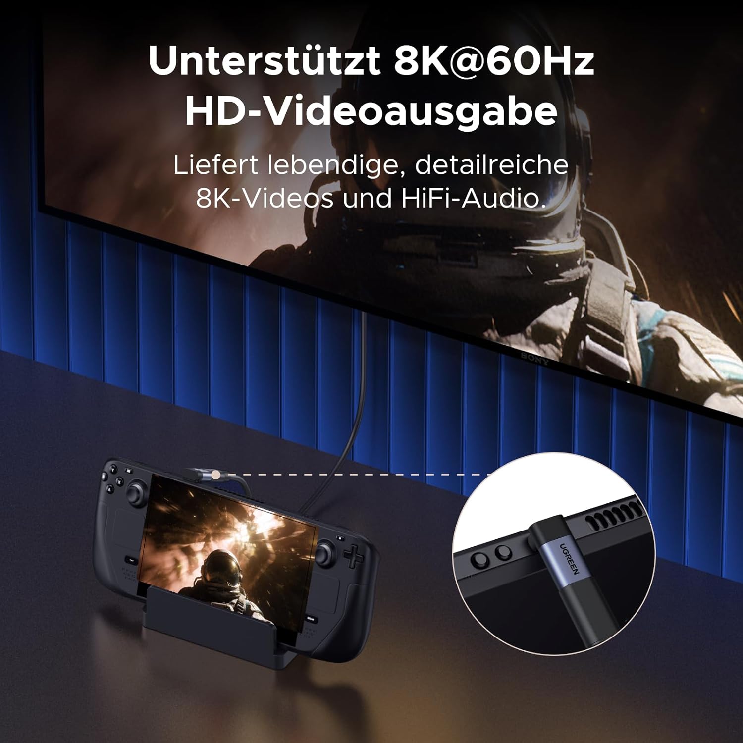 Thumbnail 4 de UGREEN USB-C Winkeladapter 90° 3 Stück