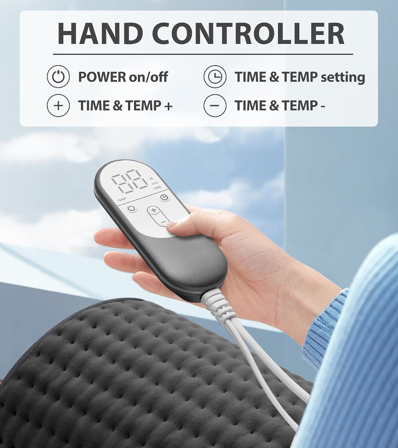 Detalle 2 de VALGELUIK Electric Heating Pad 12" x 24