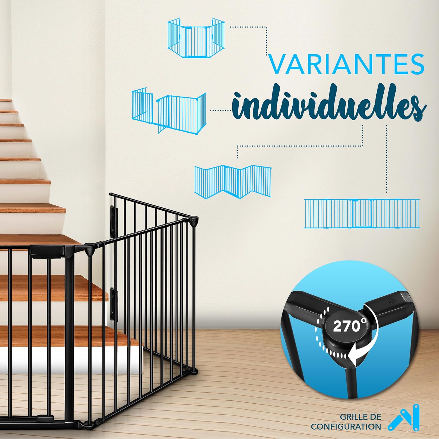 Thumbnail 1 de KIDUKU Barrière sécurité 480 cm