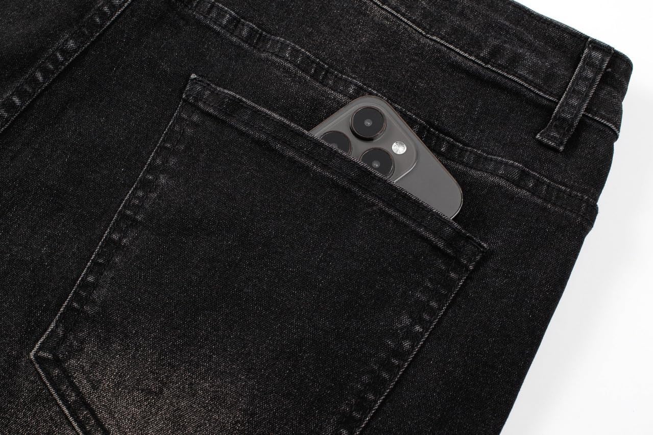 Thumbnail 1 de JMIERR Herren Baggy Jeans (Y2K Denim) – Loose Fit Raw Jogginghose mit weiter Beinweite S–3XL