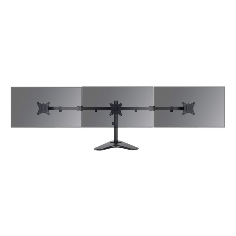 Thumbnail 1 de TooQ Soporte de Mesa para 3 Pantallas 17"-27" Negro