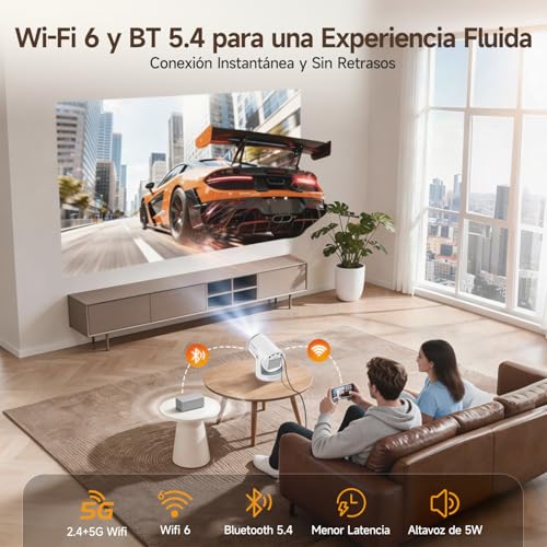 Thumbnail 5 de Magcubic HY320pro: Proyector portátil Full HD 1080p con Wi‑Fi 6, Android 14 y Android 14