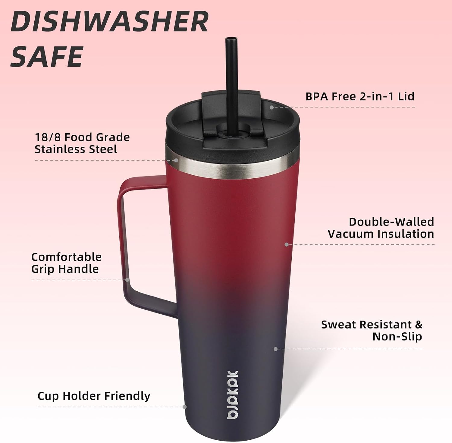 Thumbnail 1 de BJPKPK Insulated Tumbler 26oz