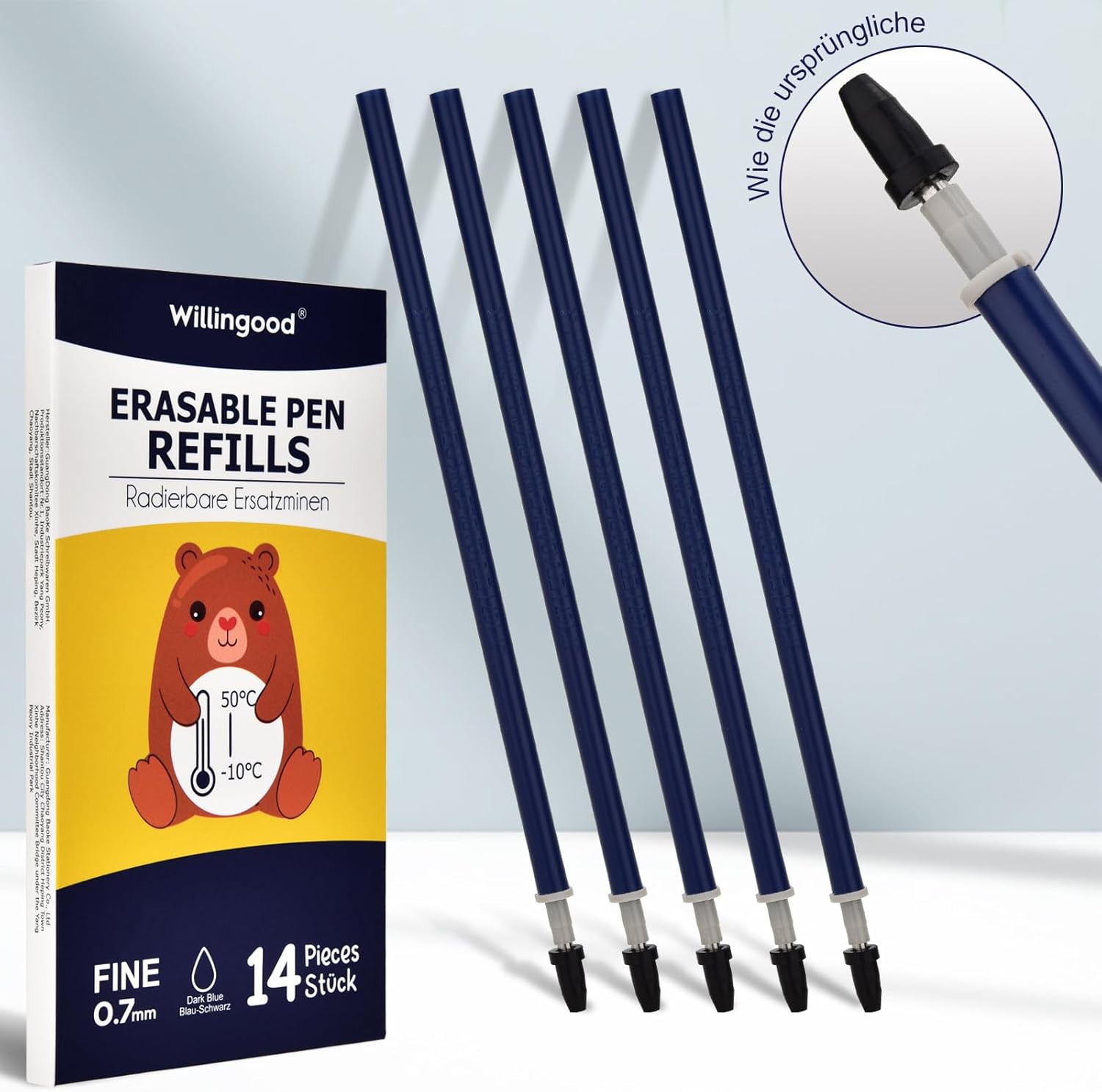 Thumbnail 3 de 14 mine cancellabili blu scuro ✏️