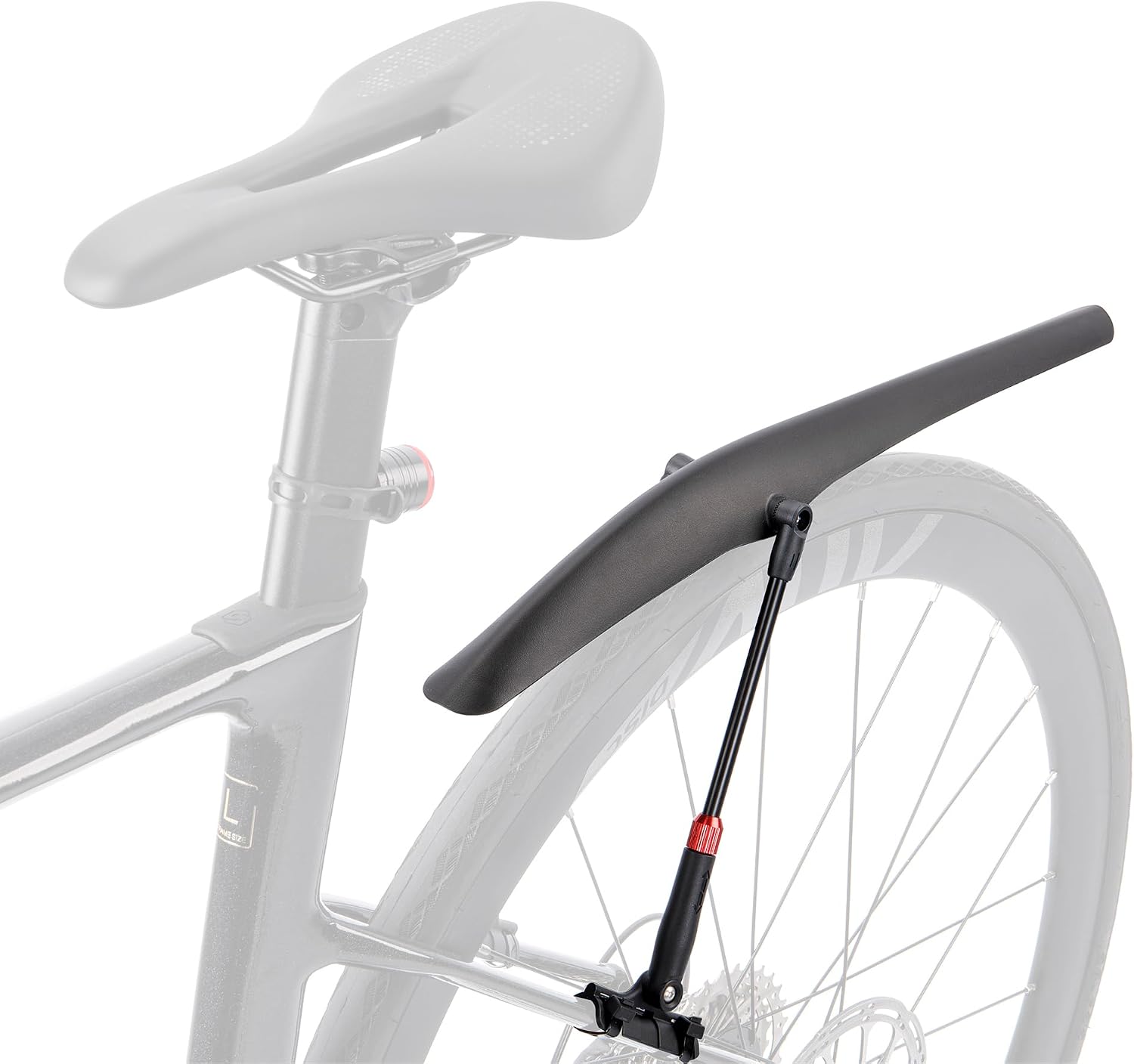 Detalle de Kadacha Fahrrad-Schutzblech-Set universal (24–29 Zoll) – schneller An- und Abbau