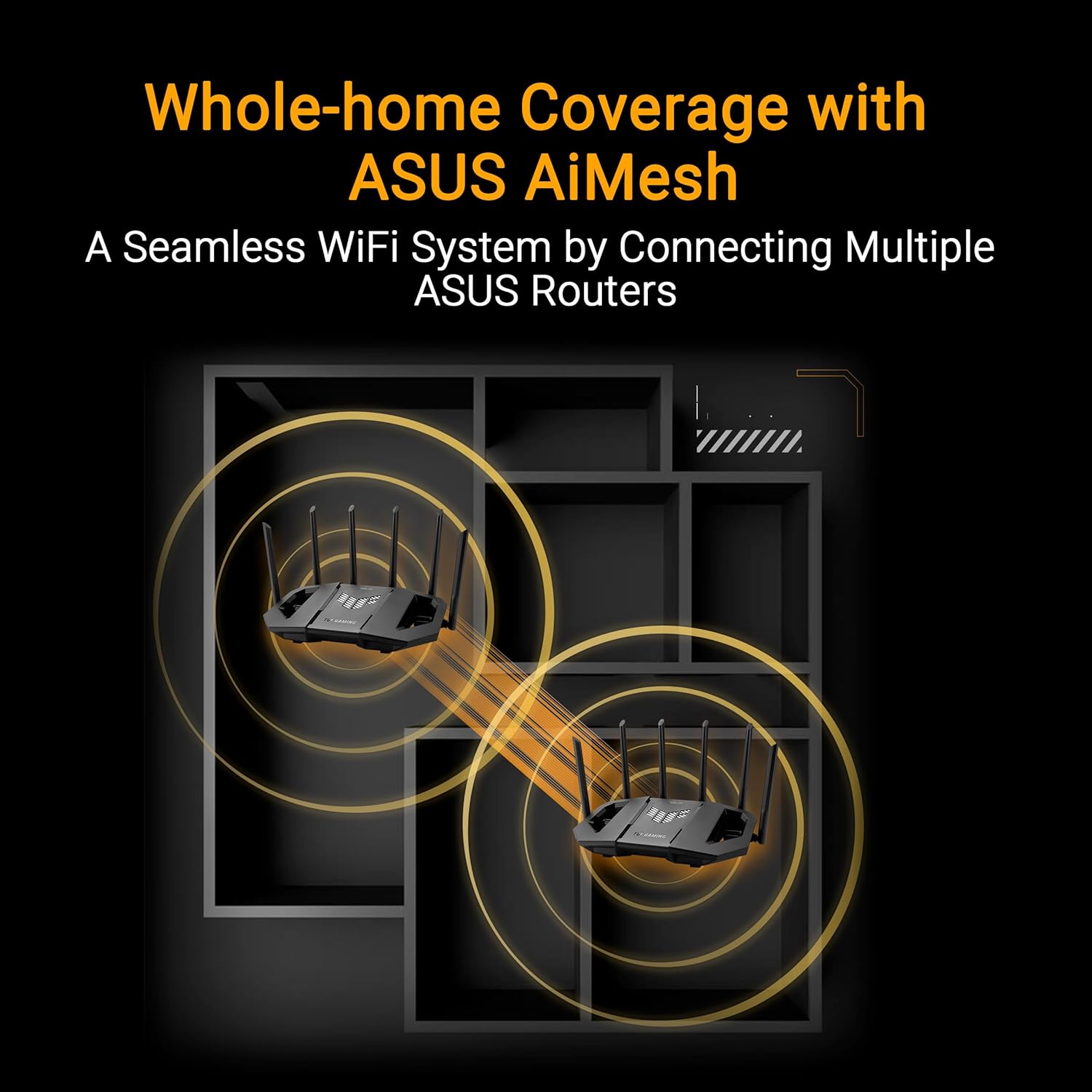 Thumbnail 6 de ASUS TUF Gaming BE9400 Tri-Band Gaming-Router mit WiFi 7 (802.11be) und vier 2,5G-Ports