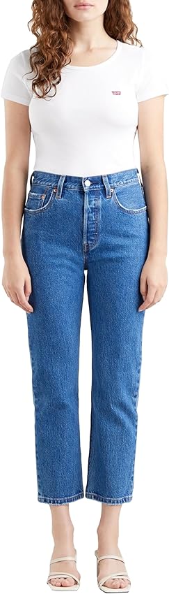 Detalle 2 de Levi's 501 Crop Vaqueros Jazz Pop 25W