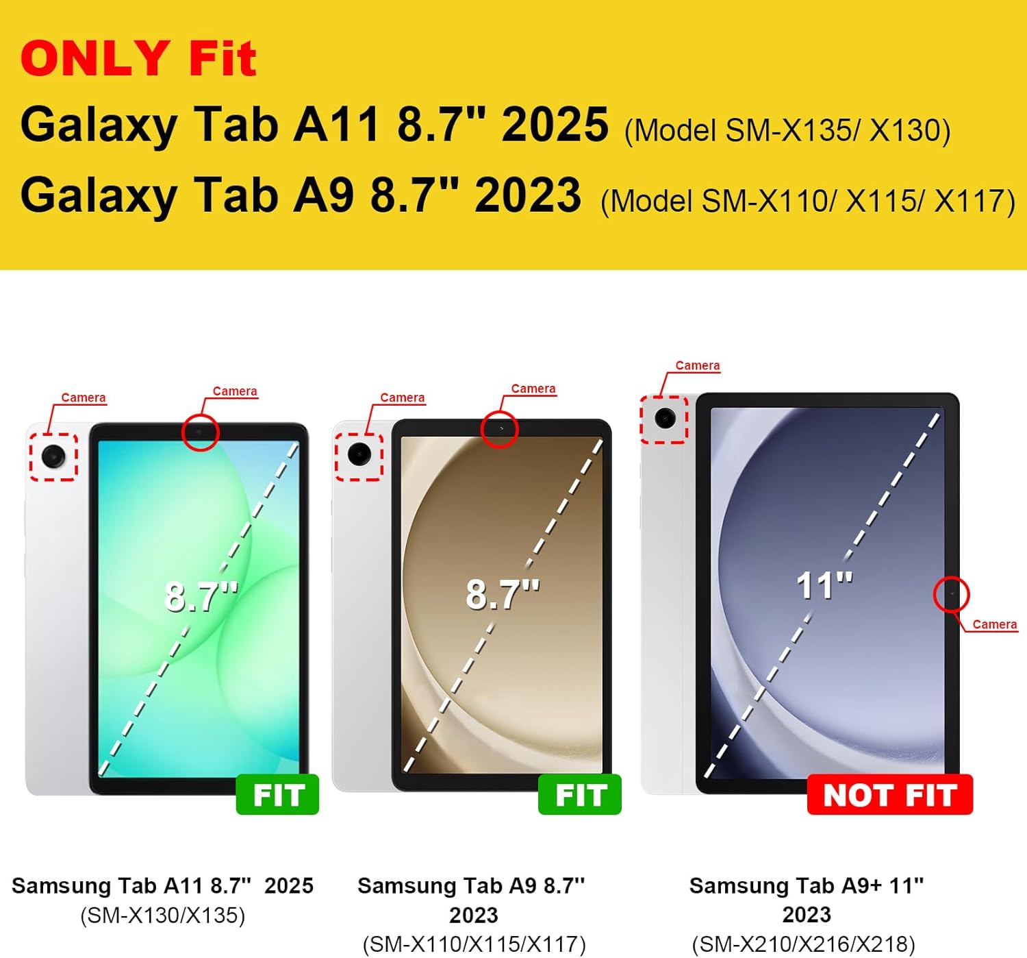 Thumbnail 1 de FINTIE Case for Samsung Galaxy Tab A11 8.7-inch slim tablet case