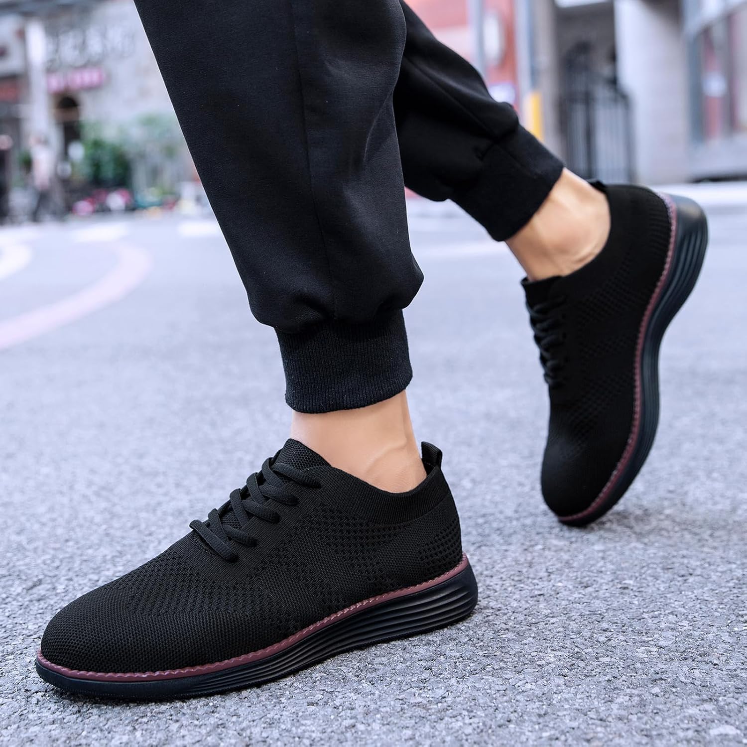 Thumbnail 1 de FZJIALI Herren Turnschuhe/Laufschuhe mit atmungsaktivem Netz und flexibler EVA-Sohle – Freizeit, Business & Hochzeit