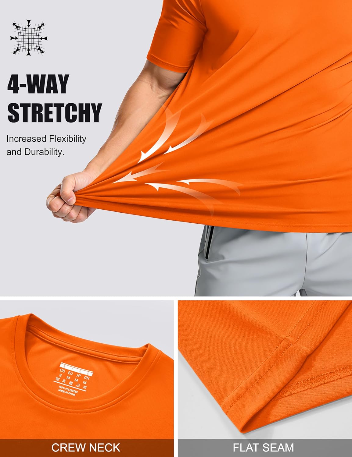 Thumbnail 6 de MAGCOMSEN Men's Short Sleeve UPF 50+ T-Shirt: Quick-Dry Athletic Top