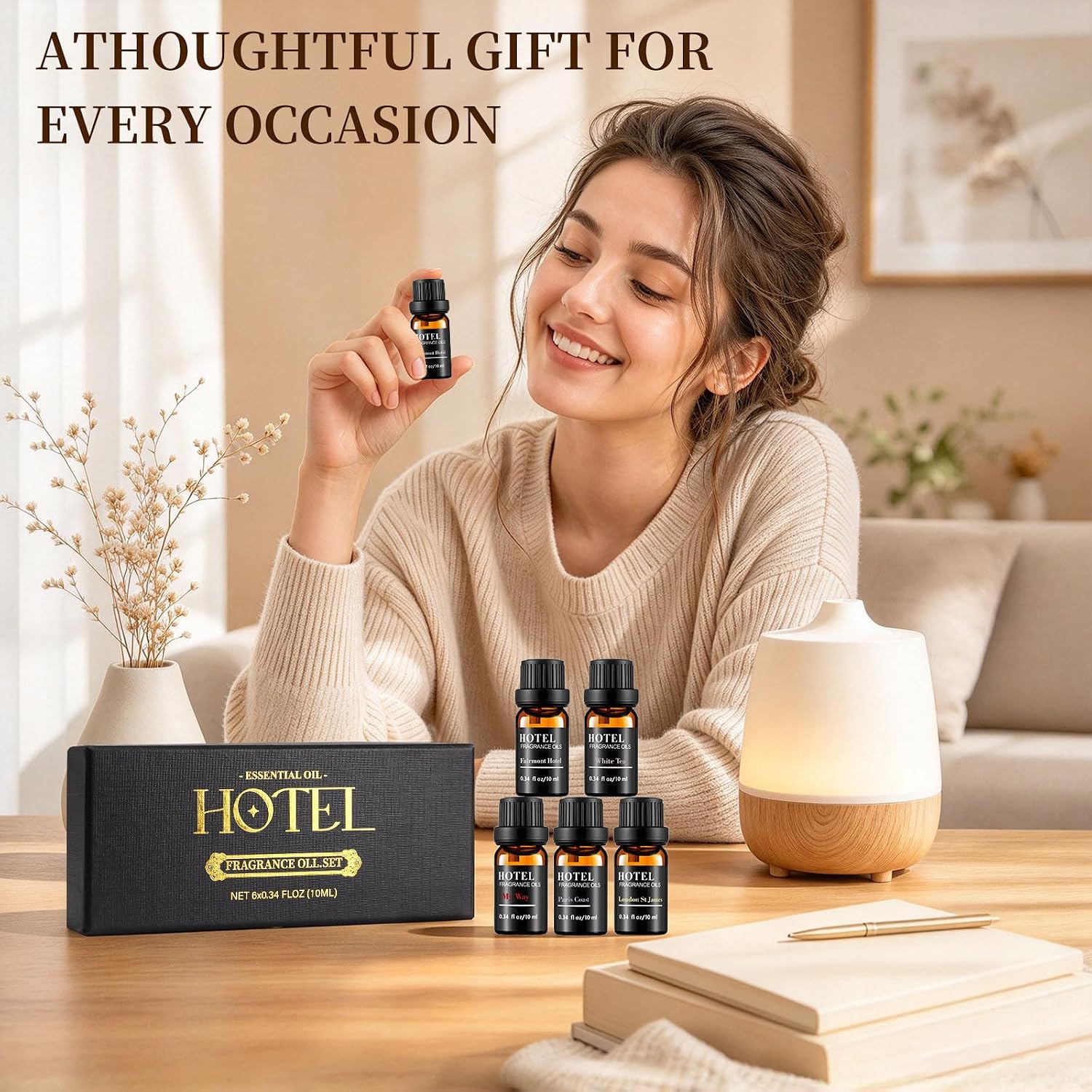 Detalle 2 de Hotel Collection diffuser oil set