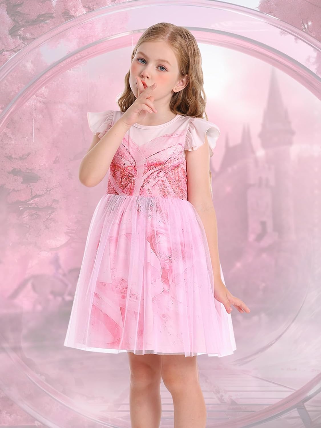Detalle 2 de Girls' Witch Costume Dress, Tulle