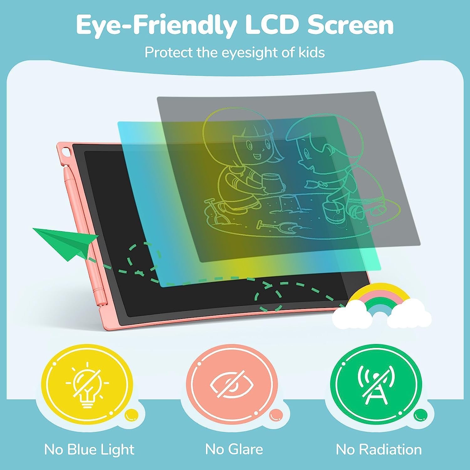 Thumbnail 4 de TECJOE 2 Pack LCD Writing Tablet